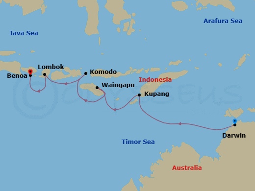 Cruise Route Map