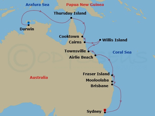 Wildlife & Wine Route Map