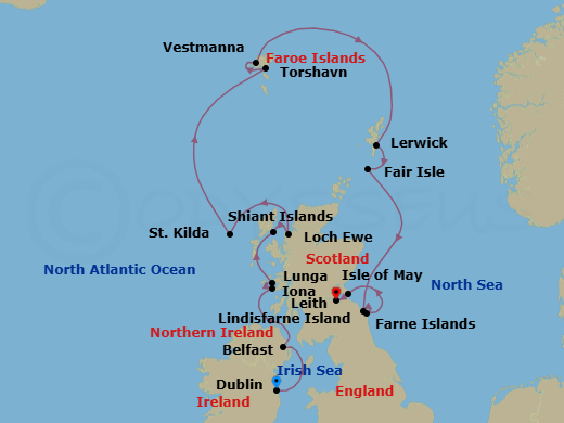 Cruise Route Map