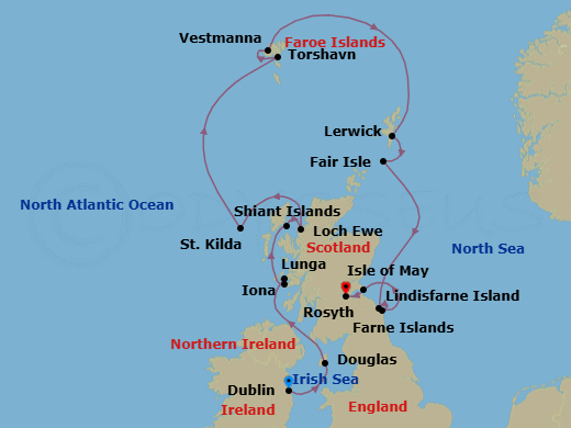 Cruise Route Map
