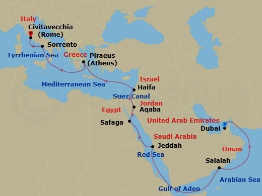 Via Antiqua Route Map