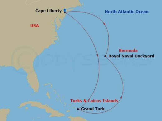 Cruise Route Map