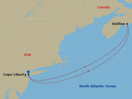 Cruise Route Map