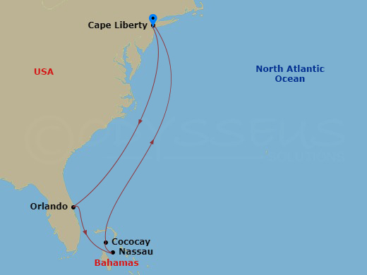 Cruise Route Map