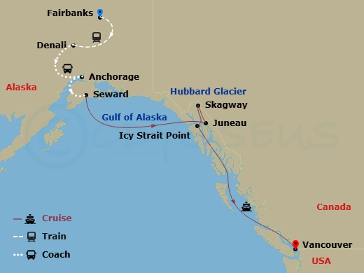 11N Wilderness Frontier Explorer Ct 4B Route Map