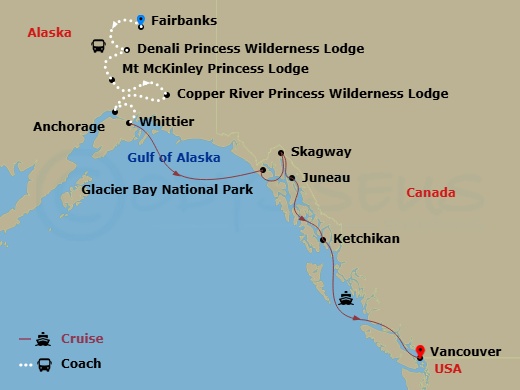 Cruise Route Map