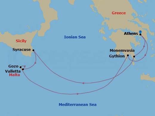 Total Solar Eclipse From Greece And Malta Route Map