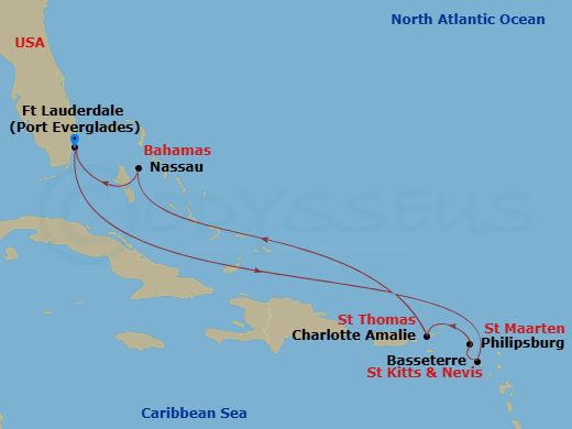 Cruise Route Map