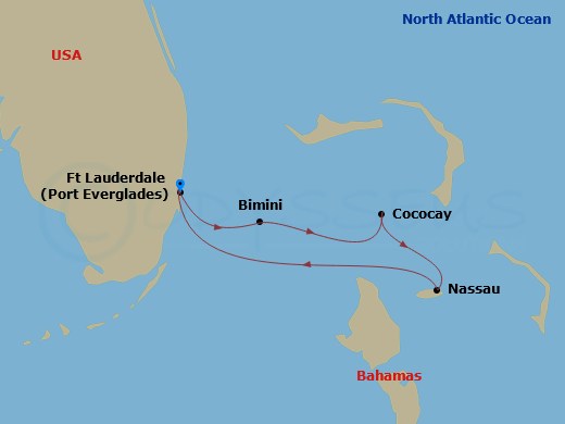 Cruise Route Map