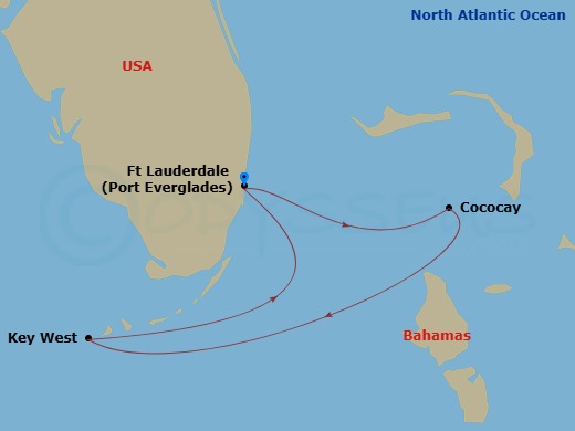 Cruise Route Map