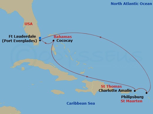 Cruise Route Map
