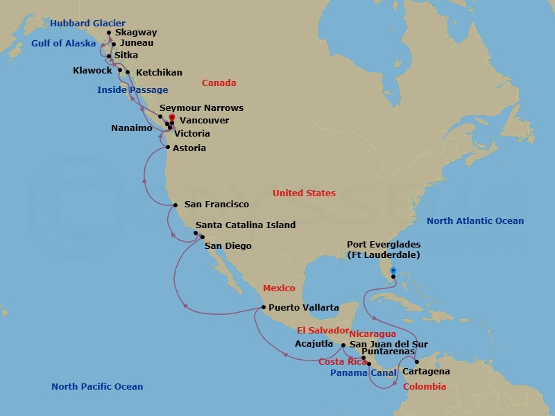 Alaska Route Map