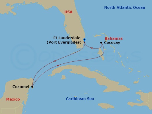 Cruise Route Map