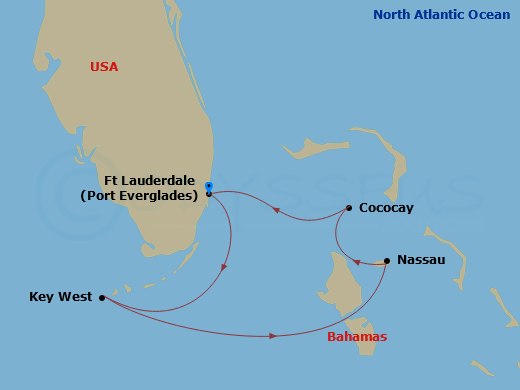Cruise Route Map