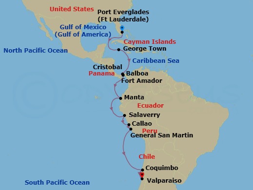 Cruise Route Map