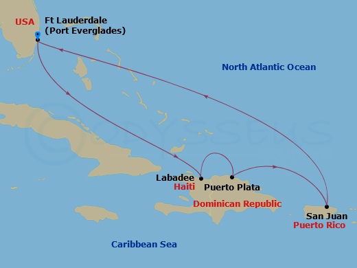 Cruise Route Map