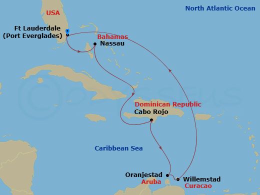 Cruise Route Map