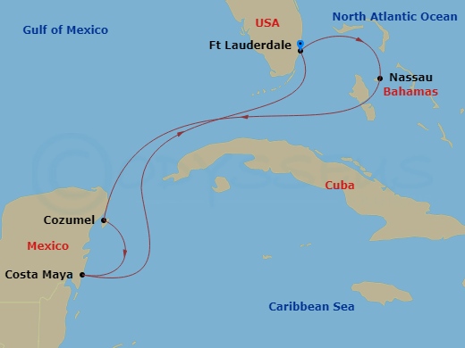 Cruise Route Map