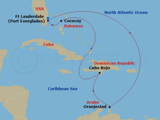 Cruise Route Map