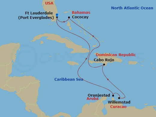 Cruise Route Map