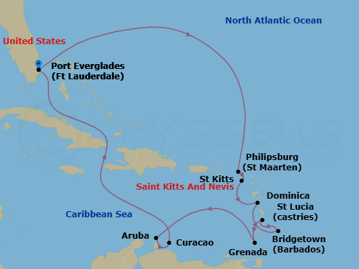 Cruise Route Map