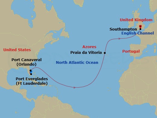 Cruise Route Map