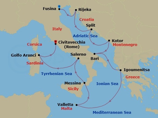 Waters Of Wonder Route Map