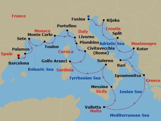 Legacy Of Civilizations Route Map