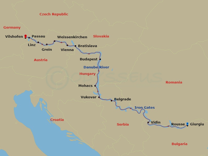 Cruise Route Map