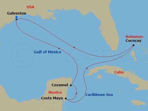 Cruise Route Map