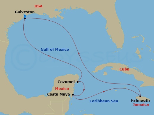 Cruise Route Map