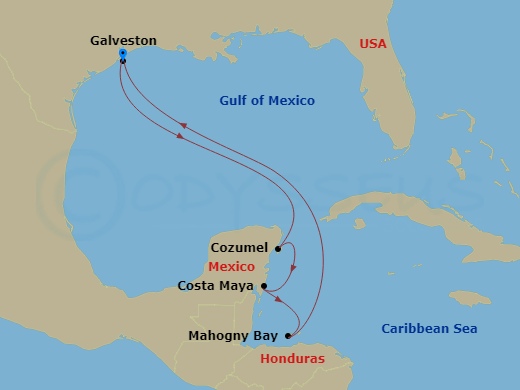 Cruise Route Map