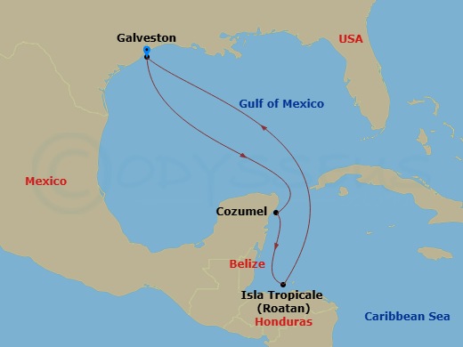 Cruise Route Map