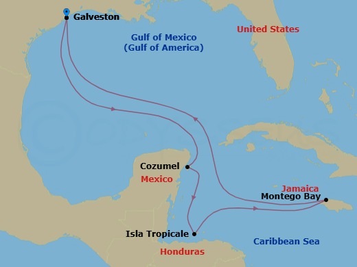 Cruise Route Map