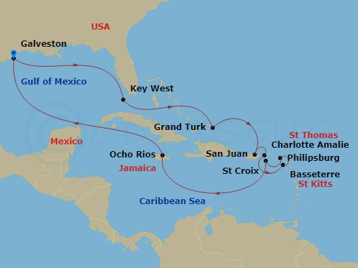 Cruise Route Map