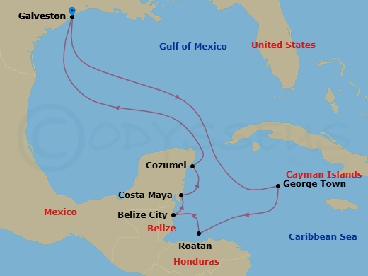 Waterfalls & Divers Route Map