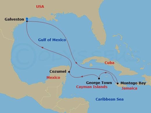 Cruise Route Map