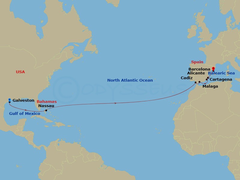 Cruise Route Map