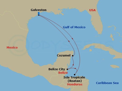 Cruise Route Map