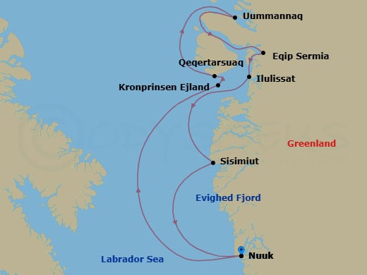 Nuuk To Nuuk Route Map