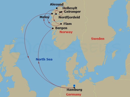 Cruise Route Map