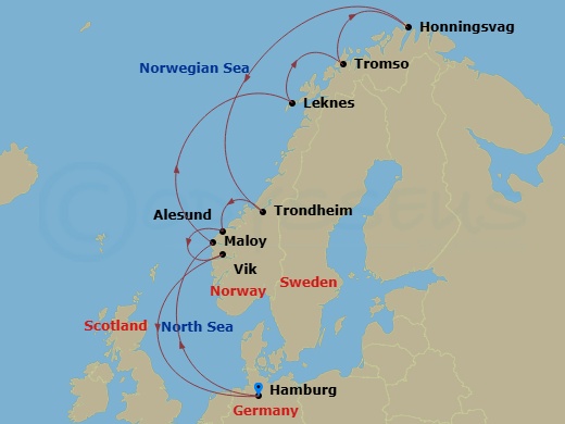 Cruise Route Map