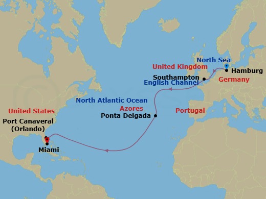 Cruise Route Map
