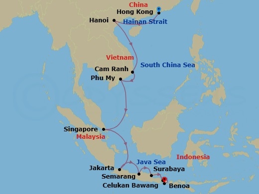 Golden Beginnings Route Map
