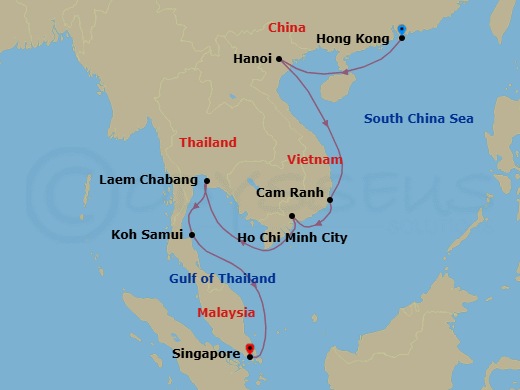Soaring Dragons Route Map