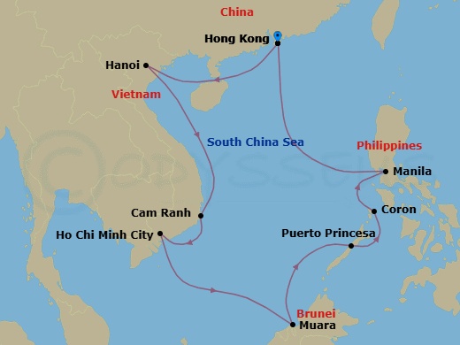 Cruise Route Map