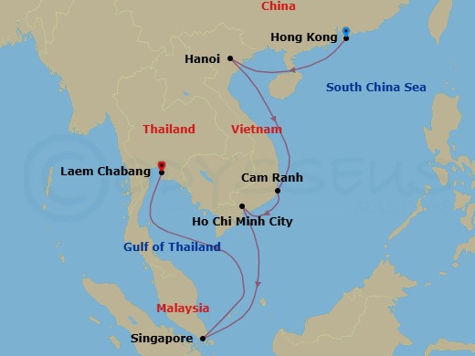 Cruise Route Map