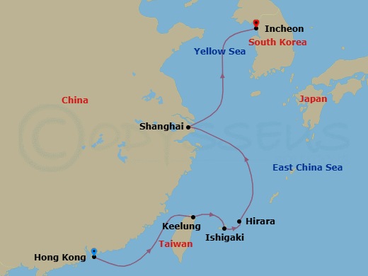 Journey To The Jade Buddha Route Map