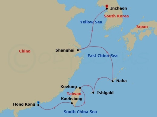 Ancient & Modern Fusion Route Map