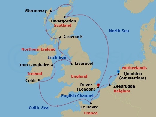 Thistle & Tide Route Map